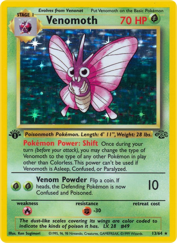 Venomoth (13) - 13/64 - (Jungle)