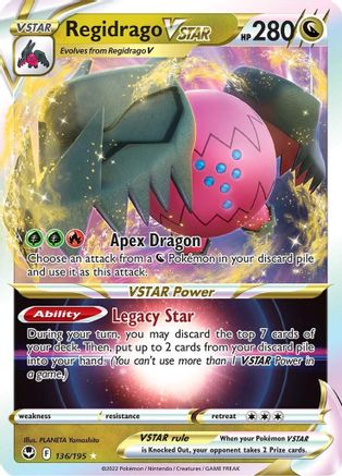 Regidrago VSTAR (136/195) - SWSH12 Silver Tempest Holofoil