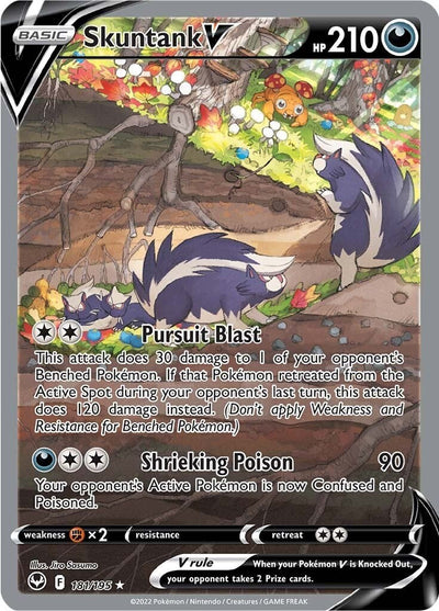 Skuntank V (Alternate Full Art) - 181/195 - (SWSH12: Silver Tempest)