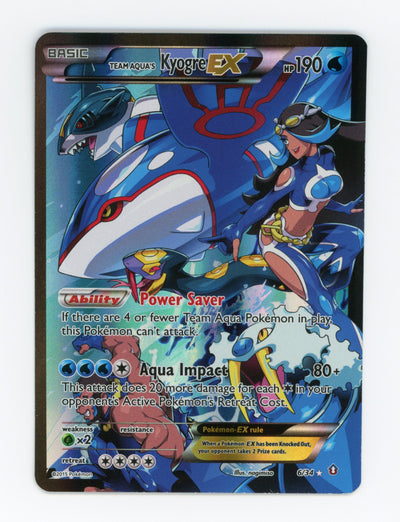 Team Aqua's Kyogre-ex — Rare Holo EX — ID 17441