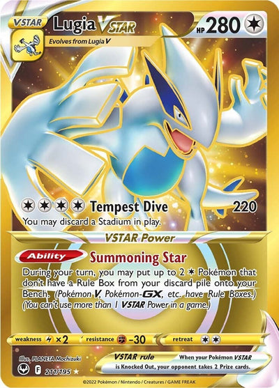 Lugia VSTAR (Secret) (211) - 211/195 - (SWSH12: Silver Tempest)