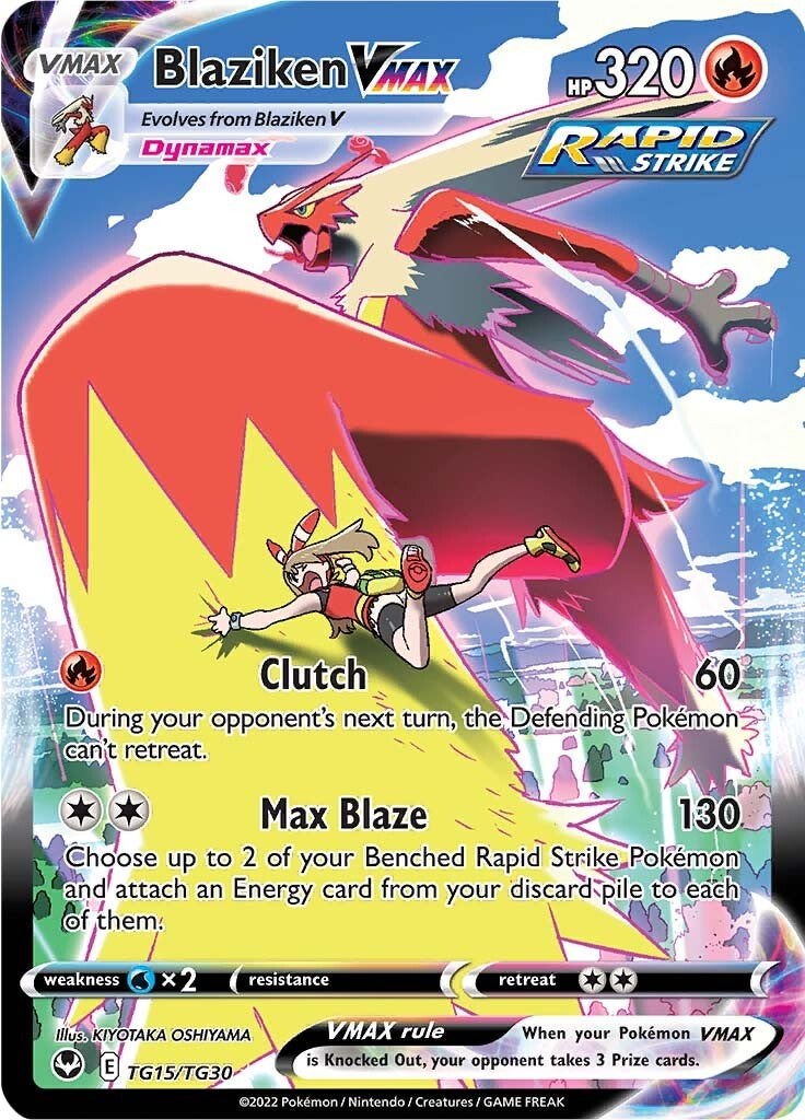 Blaziken VMAX - TG15/TG30 - (SWSH12: Silver Tempest Trainer Gallery)
