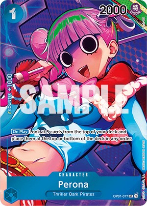 Perona (Box Topper) - OP01-077 - (Romance Dawn)
