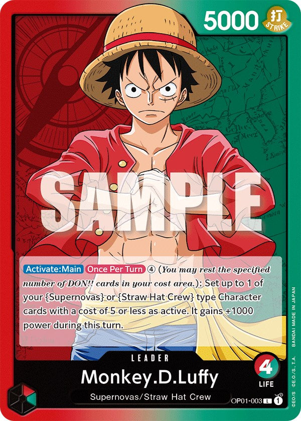 Monkey.D.Luffy (003) - OP01-003 - (Romance Dawn)