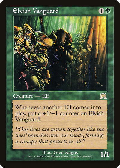 Elvish Vanguard (ONS-259) - Onslaught Foil