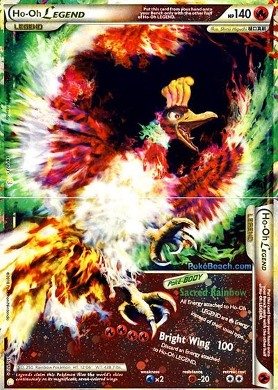 Ho-Oh Legend [Set of 2] (111/123 & 112/123) HeartGold SoulSilver