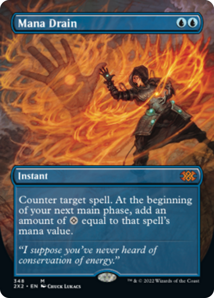 Mana Drain (2X2-348) - Double Masters 2022 (Borderless)