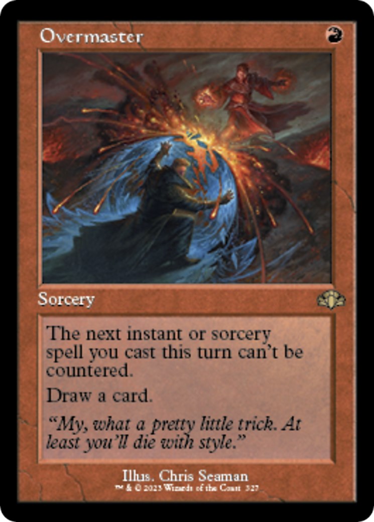 Overmaster (Retro Frame) - 327 - (Dominaria Remastered)
