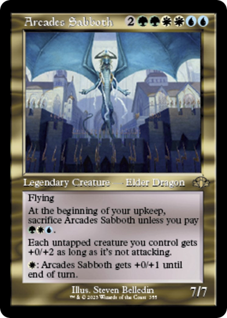 Arcades Sabboth (Retro Frame) - 355 - (Dominaria Remastered)