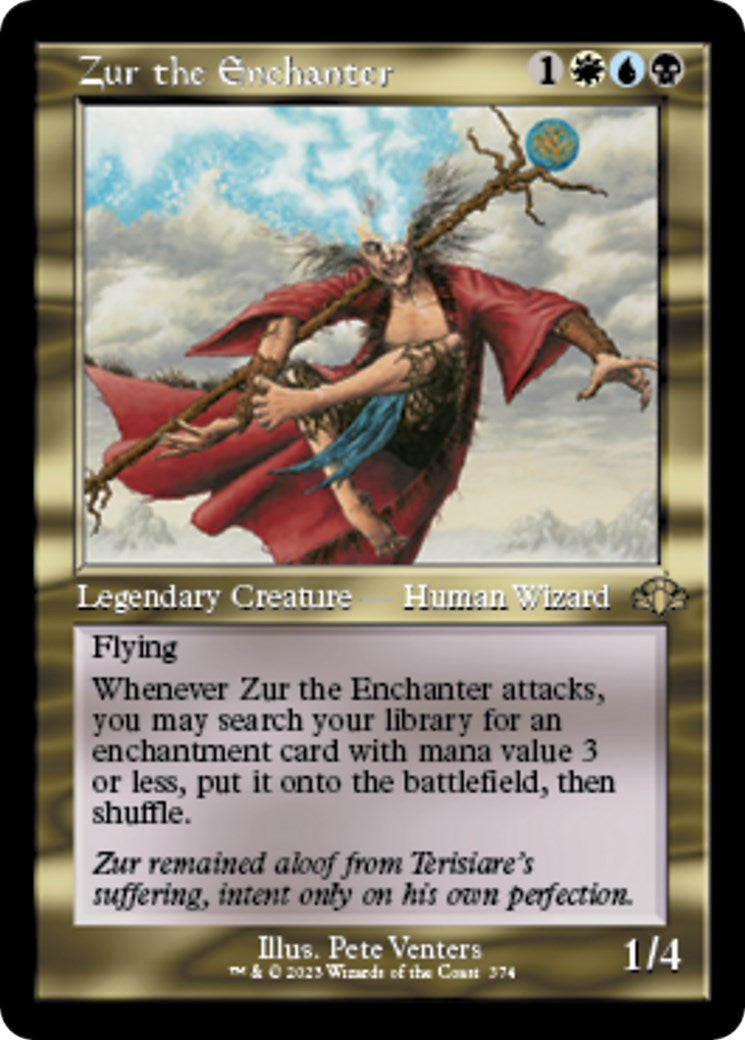 Zur the Enchanter (Retro Frame) - 374 - (Dominaria Remastered)