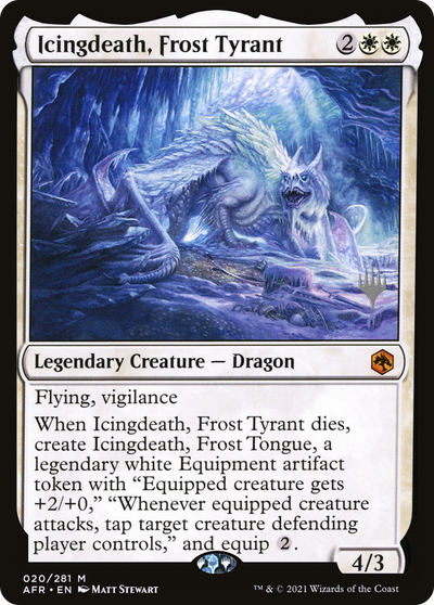 Icingdeath, Frost Tyrant (PPAFR-20P) - Adventures in the Forgotten Realms Promos Foil