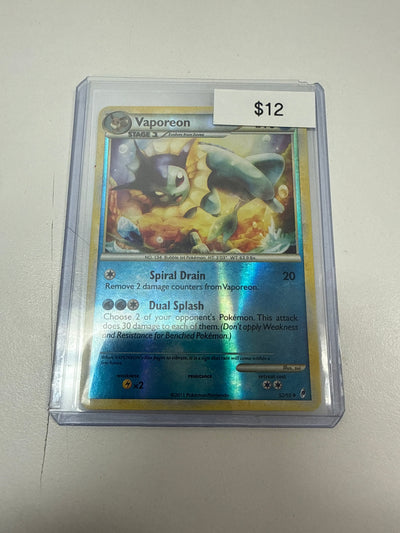 Pokemon Vaporeon Rev Holo #52/95