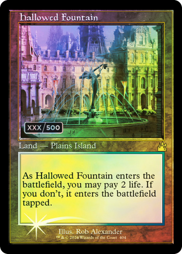 Hallowed Fountain (RVR-404Z) - Ravnica Remastered Foil