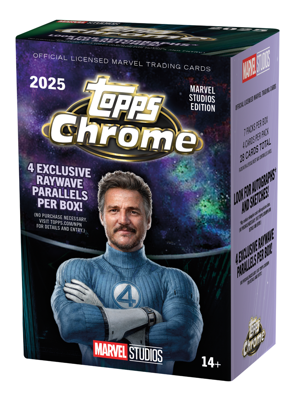 2025 Topps Marvel Studios Chrome Blaster 40 Box Case
