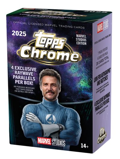 2025 Topps Marvel Studios Chrome Blaster 40 Box Case