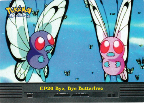TOPPS EP20 Bye, Bye Butterfree Card
