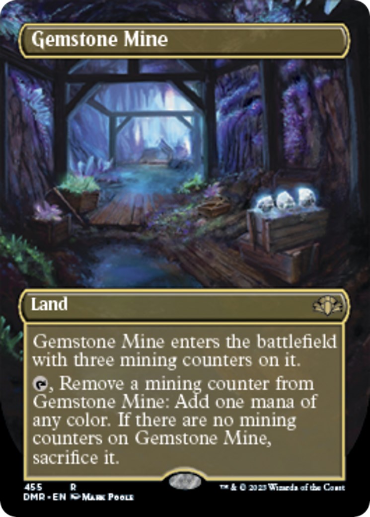 Gemstone Mine (Borderless) - 455 - (Dominaria Remastered)