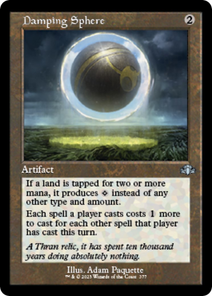 Damping Sphere (Retro Frame) - 377 - (Dominaria Remastered)