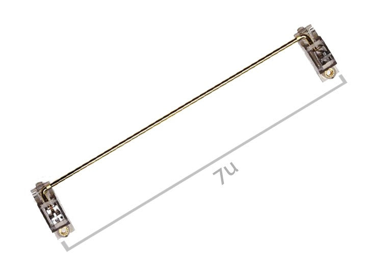 Durock Stabilizer PCB Mount Screw-in Spacebar