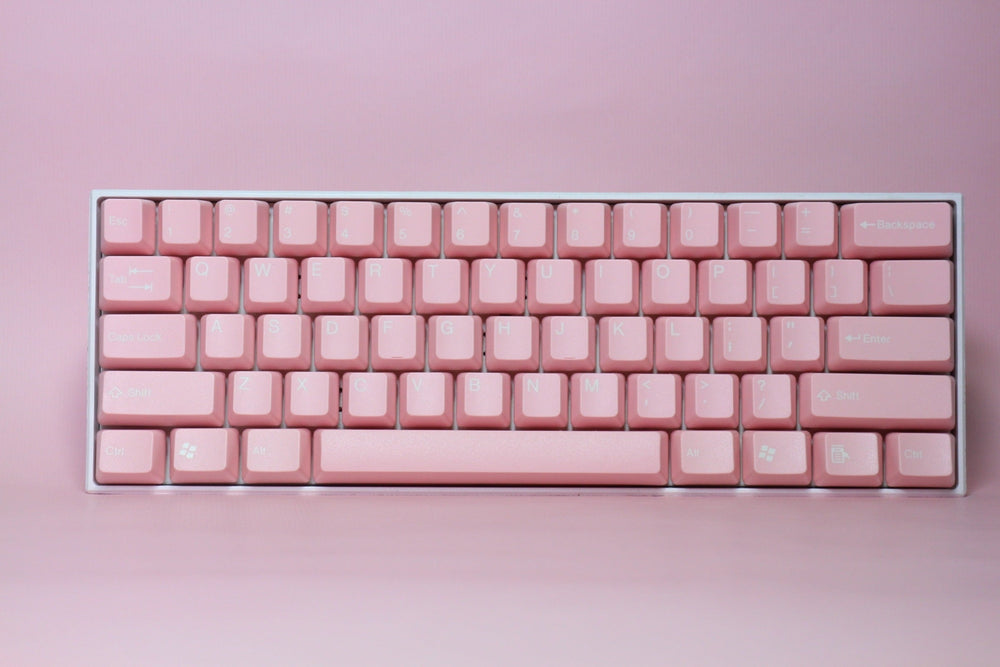 Tai-Hao Pink Love 104 Key OEM Profile Double Shot ABS Keycap Set