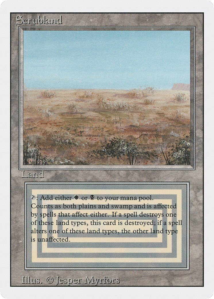Scrubland (3ED-286) - Revised Edition