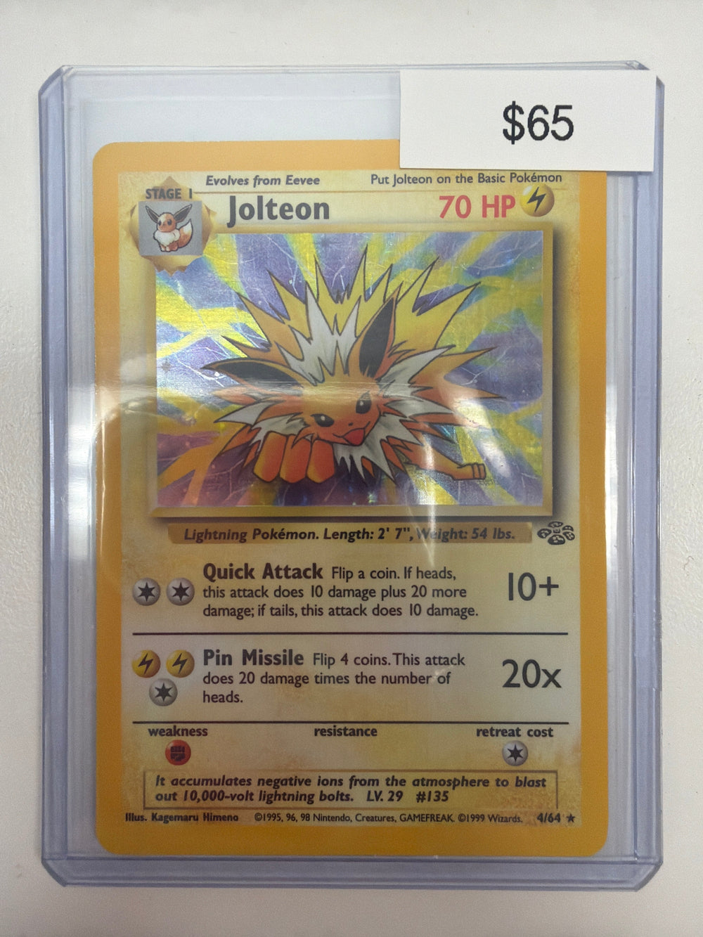 Pokemon Jolteon 4/64
