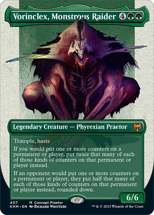 Vorinclex, Monstrous Raider (Concept Praetor) (Step-and-Compleat Foil) - 407 - (Phyrexia: All Will Be One)