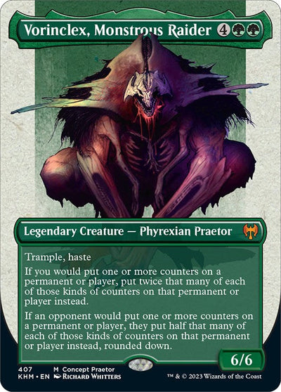 Vorinclex, Monstrous Raider (Concept Praetor) (Step-and-Compleat Foil) - 407 - (Phyrexia: All Will Be One)