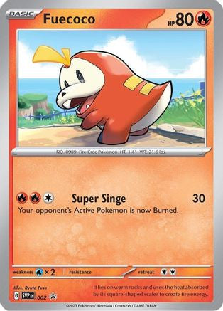 Fuecoco Scarlet Violet Base Set Holofoil