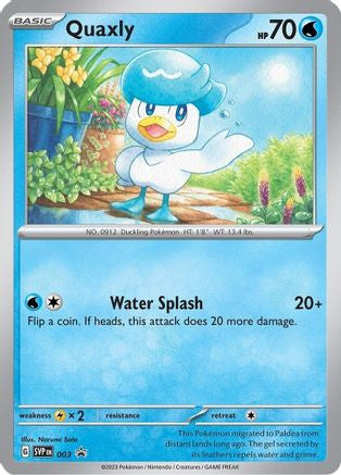 Quaxly Scarlet Violet Base Set Holofoil