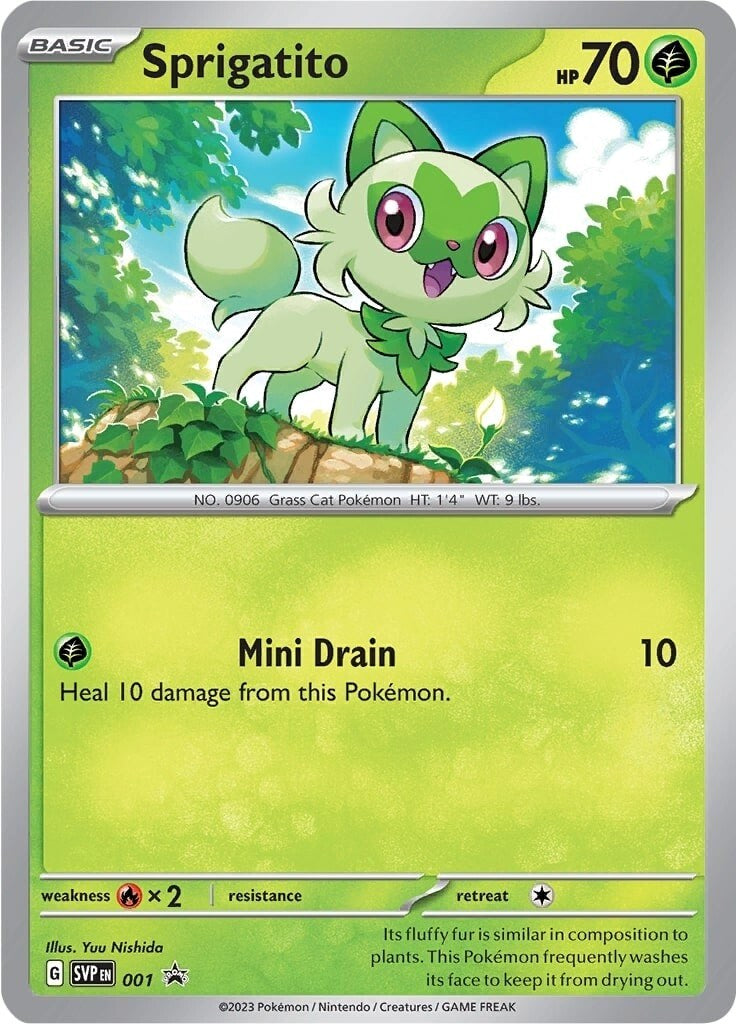 Sprigatito - 001 - 001 - (SV: Scarlet & Violet Promo Cards)