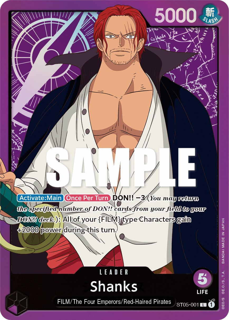 Shanks - ST05-001 - (Starter Deck 5: Film Edition)