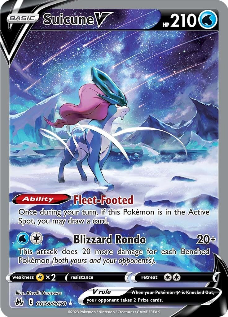 Suicune V - GG38/GG70 - (SWSH: Crown Zenith: Galarian Gallery)