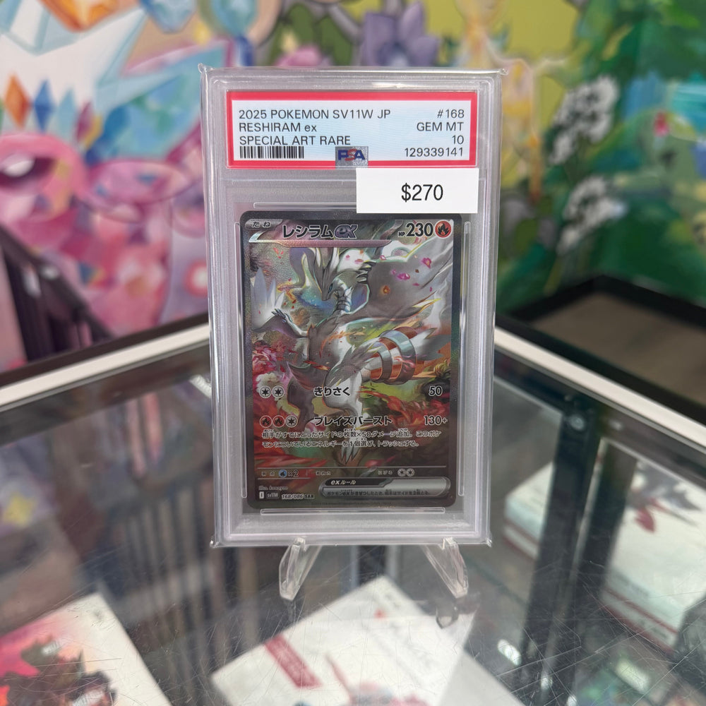 Pokemon Japanese Reshiram #168 PSA 10