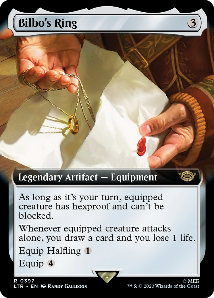 Bilbo's Ring (LTR-397) - The Lord of the Rings: Tales of Middle-earth: (Extended Art)