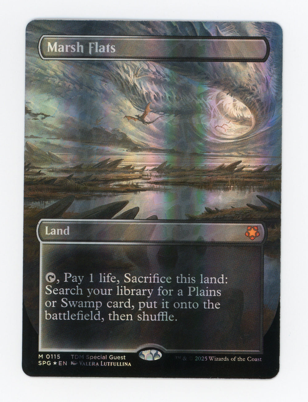 Marsh Flats — Borderless|Dragonscale Foil — ID 17684