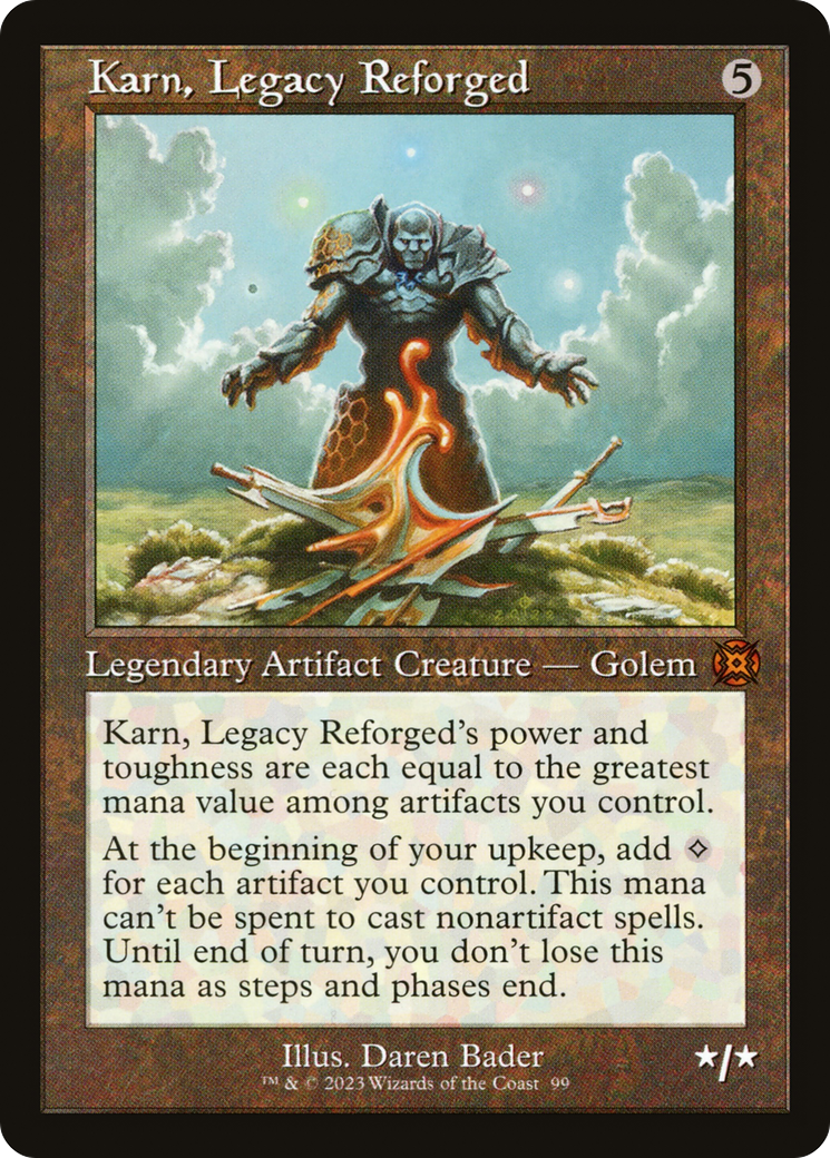 Karn, Legacy Reforged (MAT-099) - March of the Machine: The Aftermath: (Showcase)