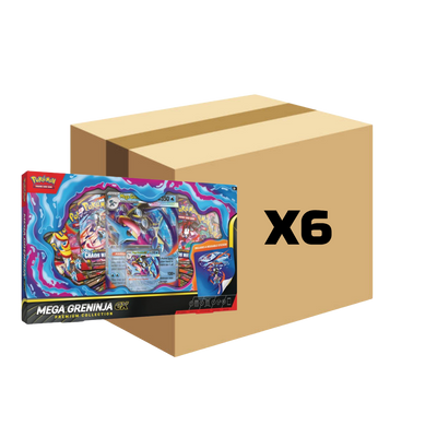 Sealed Case Mega Greninja EX Premium Collection Boxes