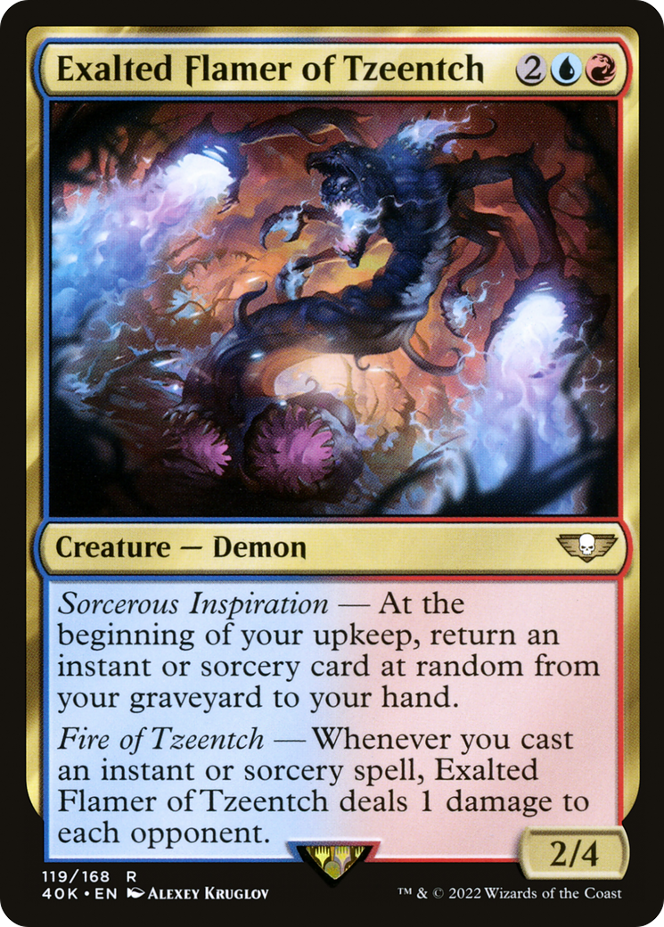 Exalted Flamer of Tzeentch (40K-119) - Warhammer 40,000 Commander
