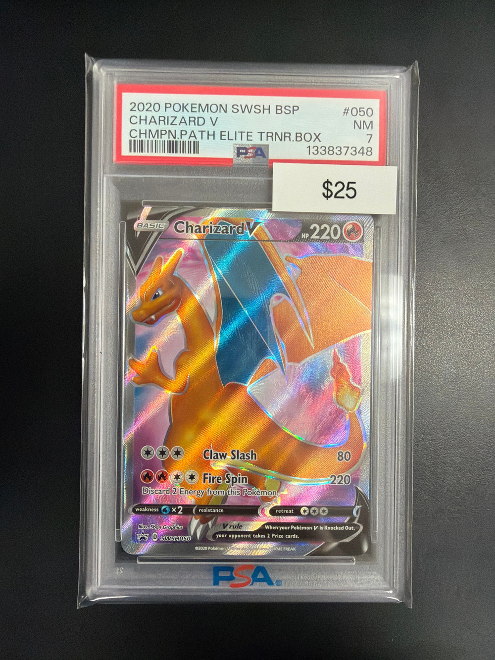 Pokemon Charizard V #050 PSA 7