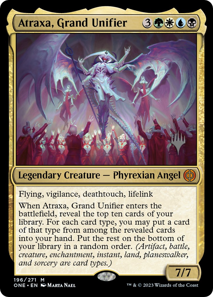 Atraxa, Grand Unifier - 196 - (Promo Pack: Phyrexia: All Will Be One)