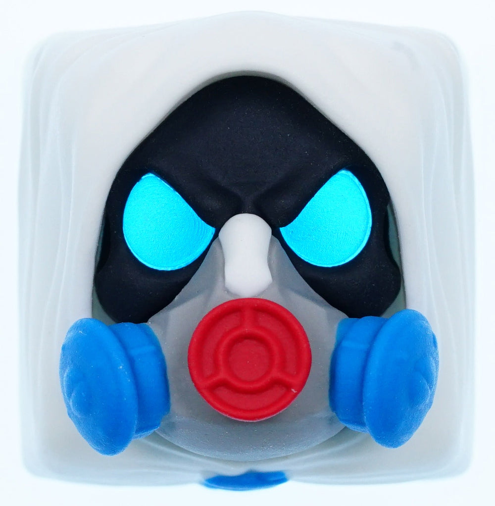 Hot Keys Project HKP Skull Face Mountain White Artisan Keycap