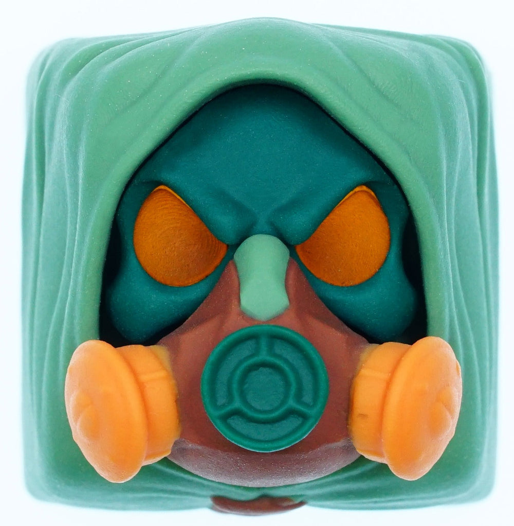 Hot Keys Project HKP Skull Face Army Green Artisan Keycap