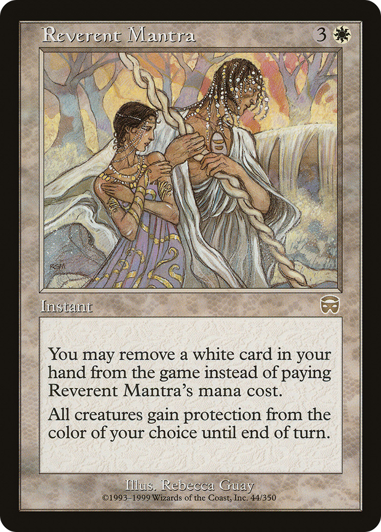 Reverent Mantra (MMQ-044) - Mercadian Masques Foil