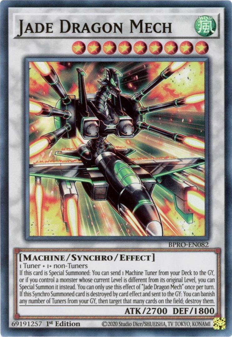Jade Dragon Mech - BPRO-EN082 - Super Rare - 1st Edition