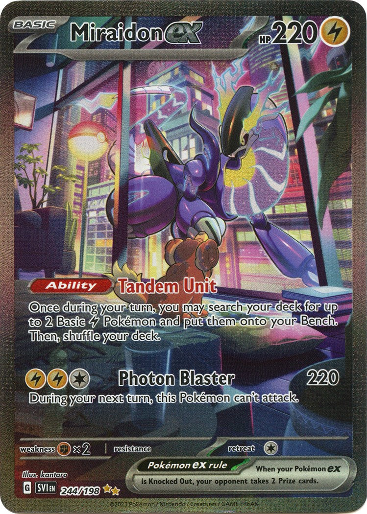 Miraidon ex - 244/198 - (SV01: Scarlet & Violet Base Set)