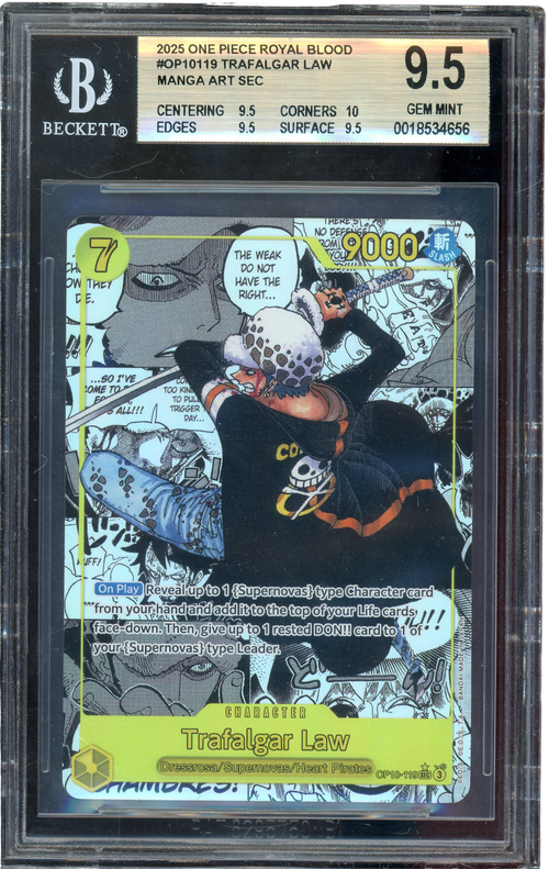 BGS 9.5 TRAFALGAR LAW MANGA