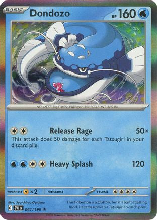 Dondozo 061 198 61 Sv01 Scarlet Violet Holofoil