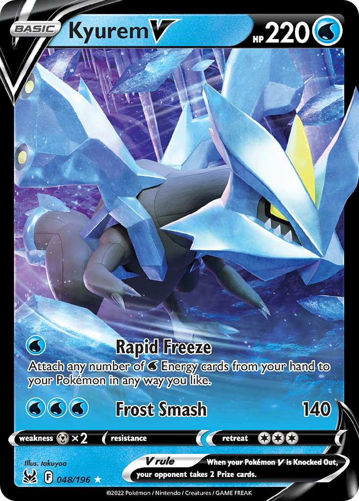 Kyurem V 48 196 Lost Origin Holofoil