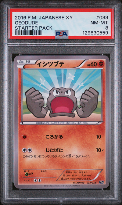 PSA 8 GEODUDE STARTER PACK